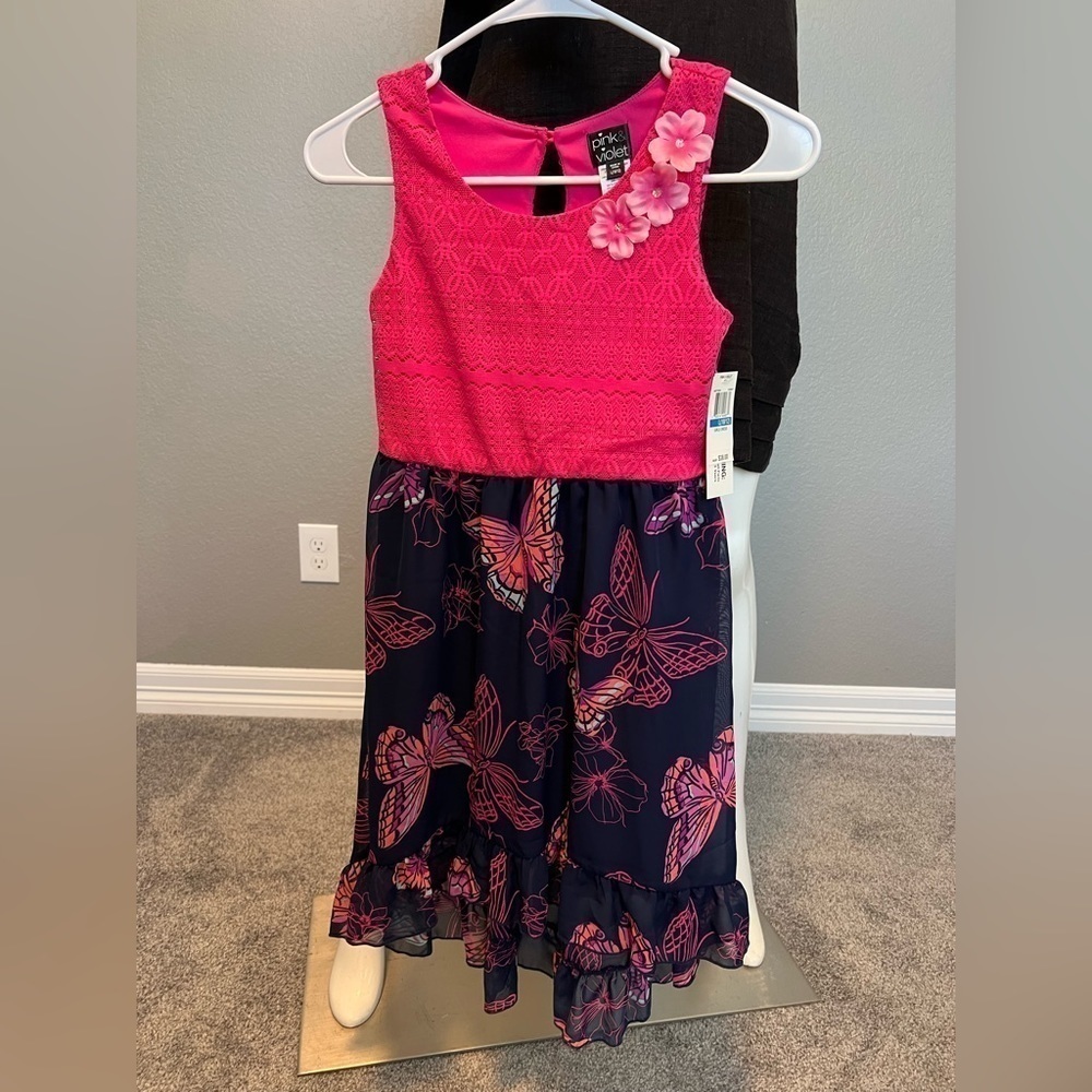 Pink & Violet Girl Dress